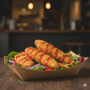 Sweet Chilli Tender Salad boat